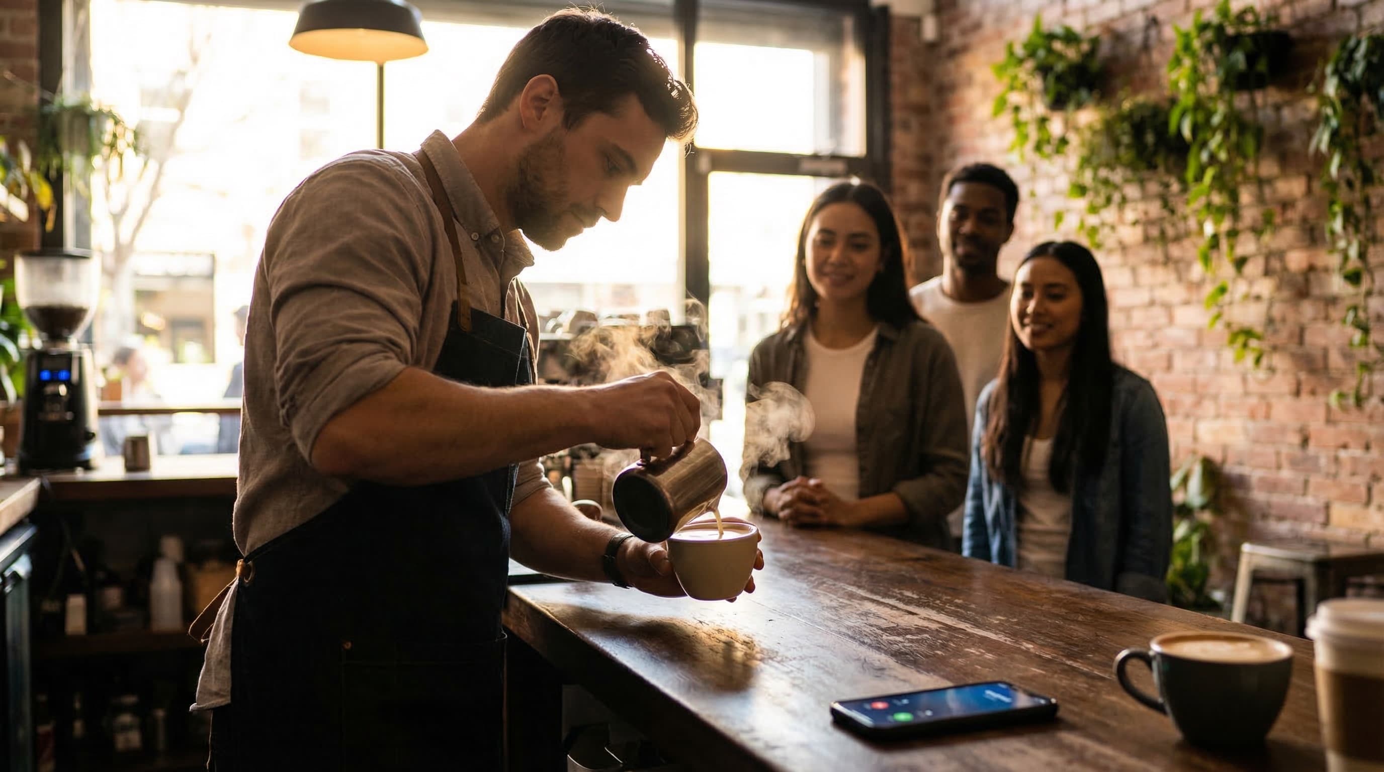 Coffee Shop workspace